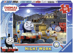 Thomas Night Work, Glow in the Dark Puzzle – 60 Piece Jigsaw Puzzle (Ravensburger)
