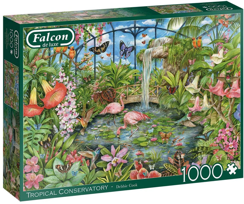 Tropical Conservatory – 1000 Piece Jigsaw Puzzle (Falcon De Luxe)