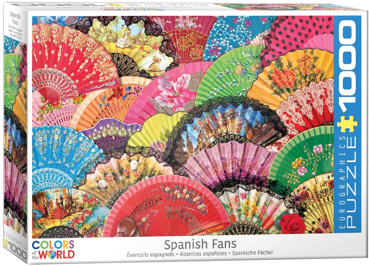 Spanish Fans – 1000 Piece Jigsaw Puzzle (Eurographics)