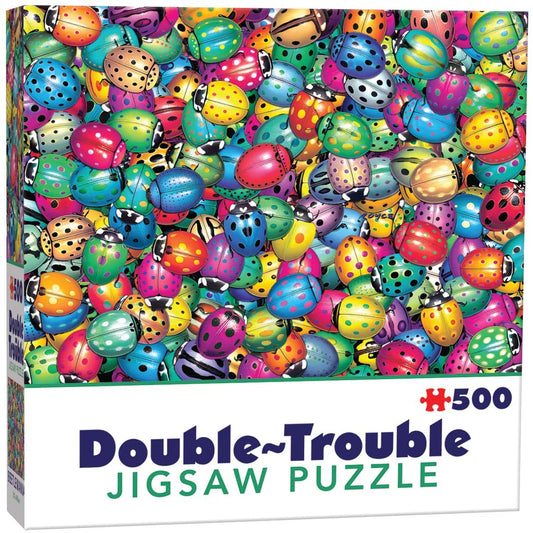 Cheatwell Games - Double Trouble Beetlemania - 500 Piece Double Sided Jigsaw Puzzle