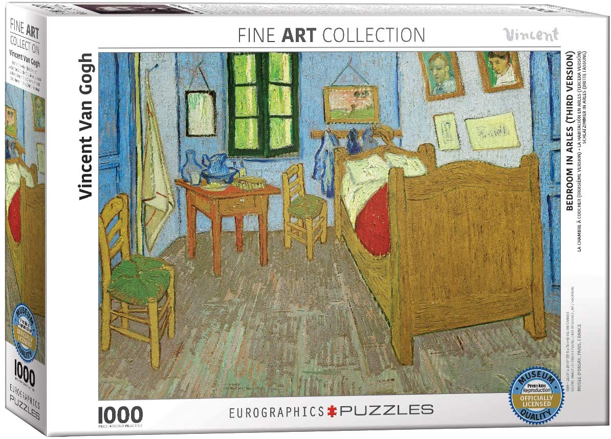 Eurographics - Bedroom in Arles by Van Gog - 1000 Piece Jigsaw Puzzle