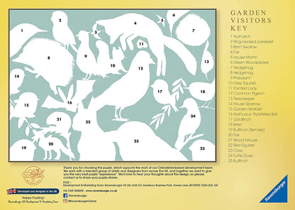 Ravensburger - Garden Visitors - 500 Piece Jigsaw Puzzle