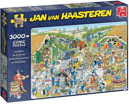 Jan Van Haasteren - The Winery - 3000 Piece Jigsaw Puzzle