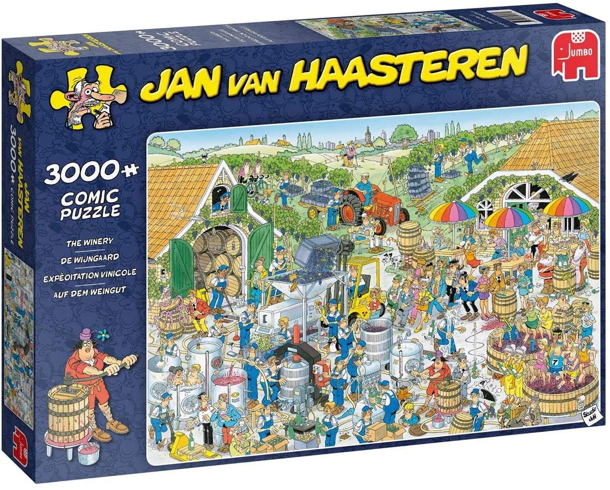 The Winery by Jan Van Haasteren – 3000 Piece Jigsaw Puzzle (Jan Van Haasteren)
