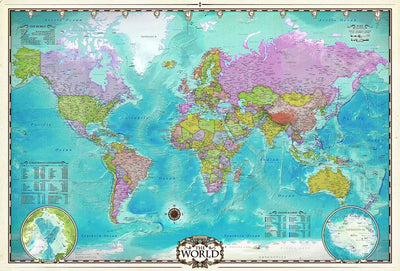 World Map – 2000 Piece Jigsaw Puzzle (Eurographics)