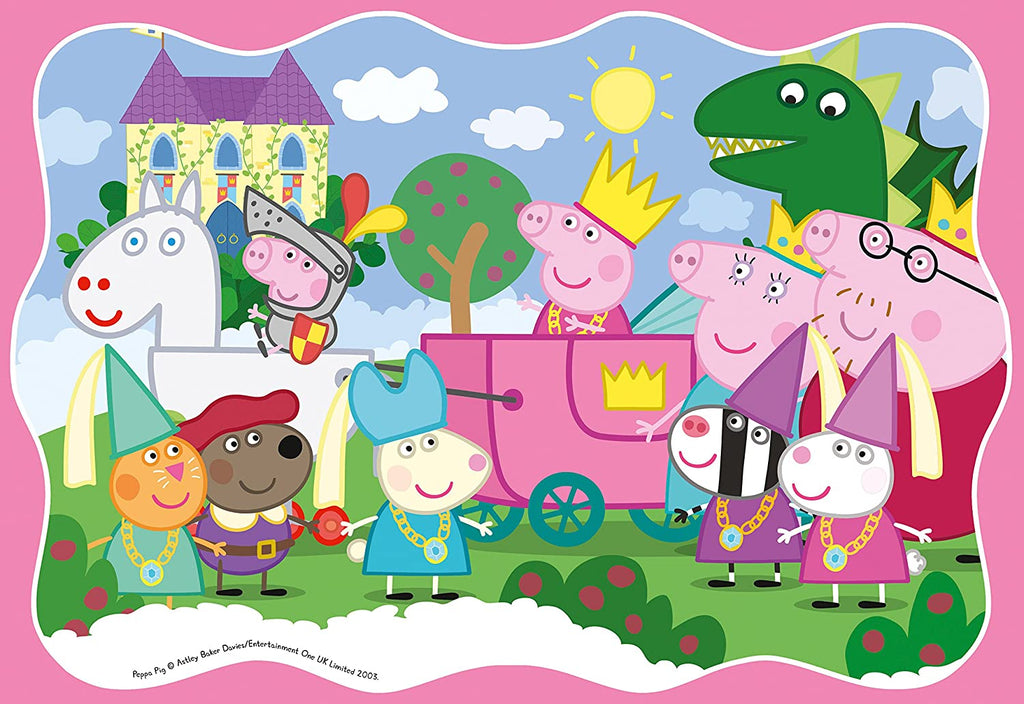 Peppa Pig 3 in a Box – 15, 20, 25 Piece Jigsaw Puzzle (Ravensburger)