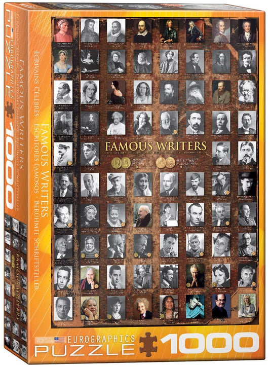 Eurographics - Famous Writers - 1000 Piece Jigsaw Puzzle