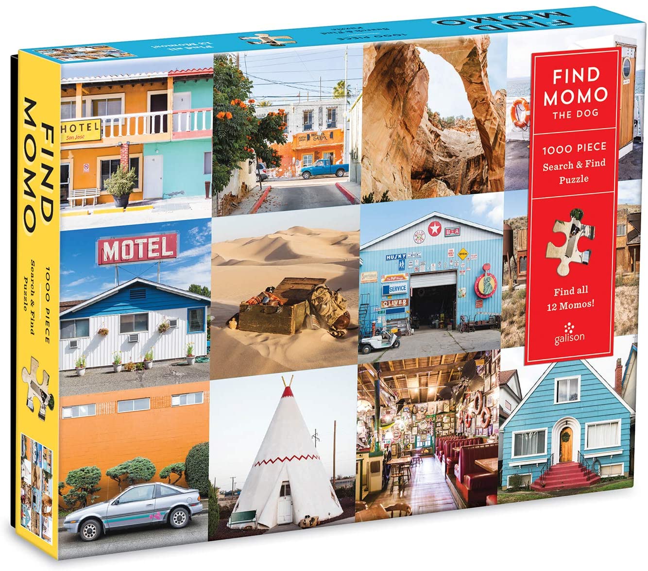Find Momo – 1000 Piece Jigsaw Puzzle (Galison)