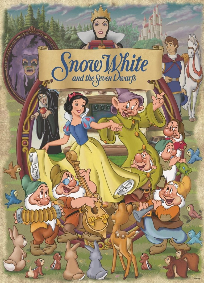 Disney Snow White – 1000 Piece Jigsaw Puzzle (Jumbo)