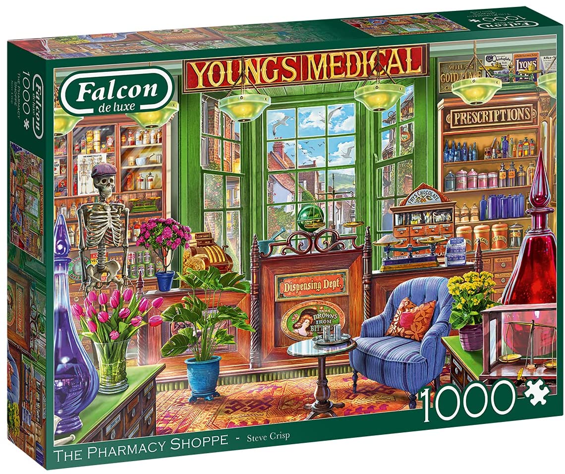 The Pharmacy Shop – 1000 Piece Jigsaw Puzzle (Falcon De Luxe)