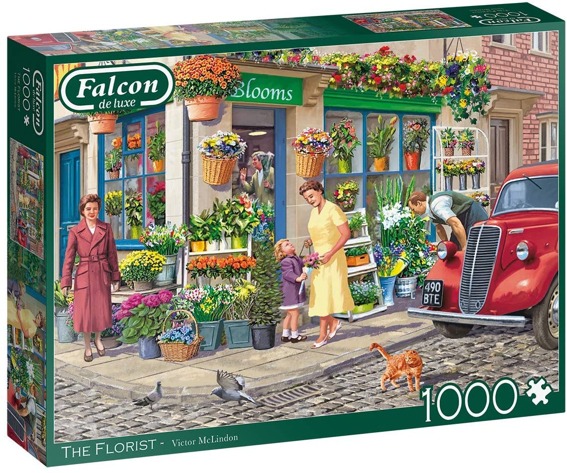 The Florist – 1000 Piece Jigsaw Puzzle (Falcon De Luxe)