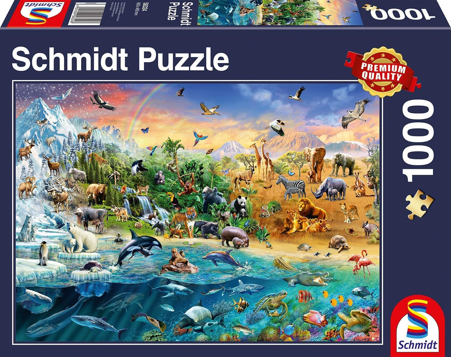 Schmidt - Animal Kingdom - 1000 Piece Jigsaw Puzzle