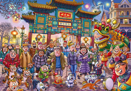 Wasgij Original 39 - Chinese New Year! - 1000 Piece Jigsaw Puzzle