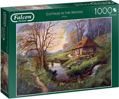 Falcon De Luxe - Cottage In The Woods - 1000 Piece Jigsaw Puzzle
