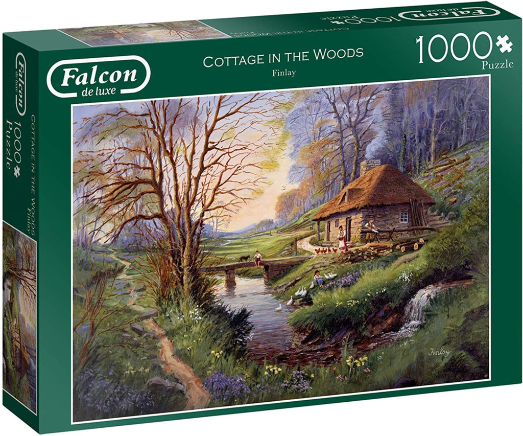 Cottage In The Woods – 1000 Piece Jigsaw Puzzle (Falcon De Luxe)