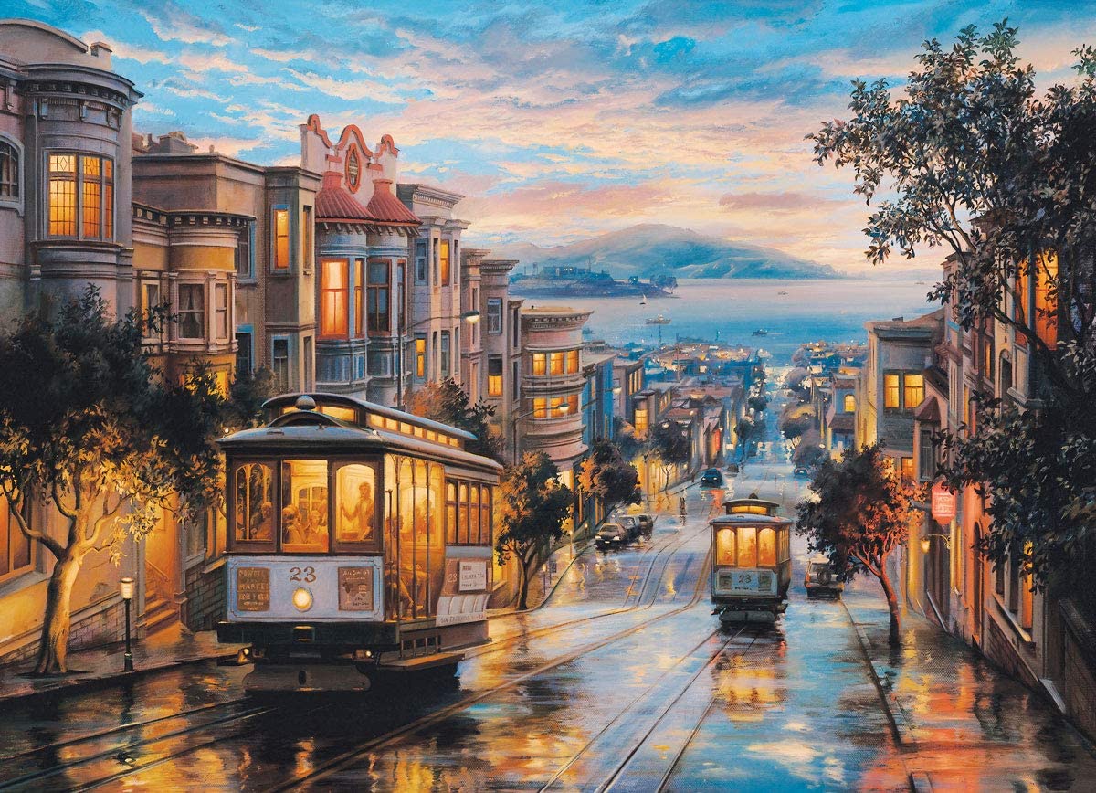 Eurographics - San Francisco Cable Car Heaven - 1000 Piece Jigsaw Puzzle