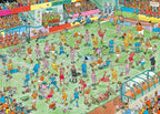 WC Women's Soccer by Jan Van Haasteren – 1000 Piece Jigsaw Puzzle (Jan Van Haasteren)