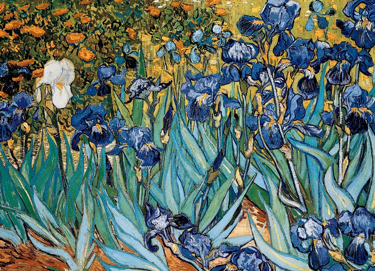 Eurographics - Irises by Vincent van Gogh - 1000 Piece Jigsaw Puzzle