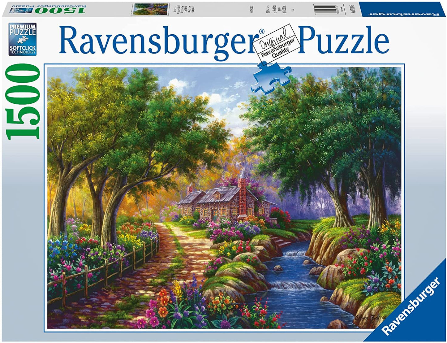 Ravensburger - Cottage by the River - 1500 Piece Jigsaw Puzzle
