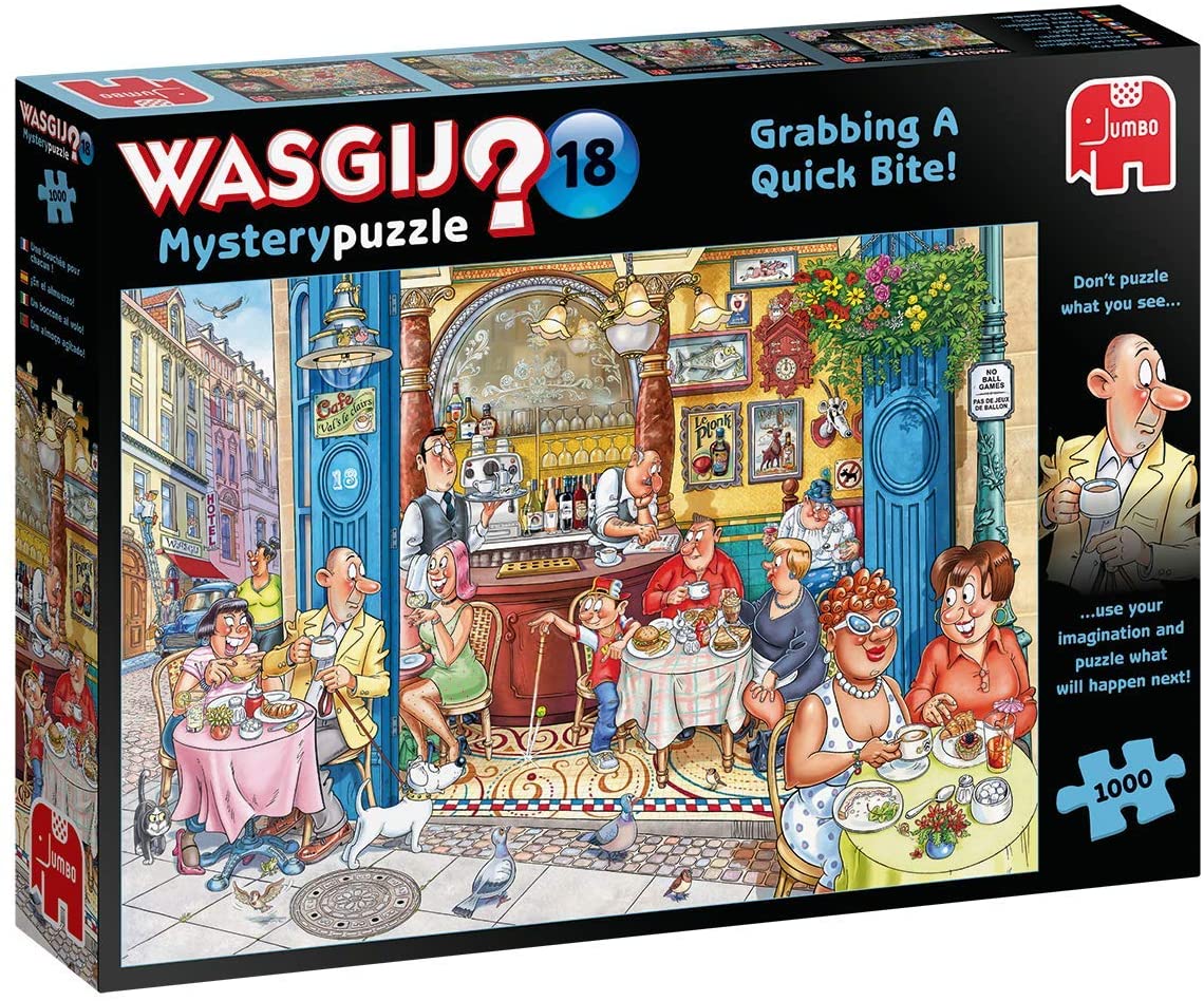 Wasgij Mystery 18 - Grabbing A Quick Bite - 1000 Piece Jigsaw Puzzle