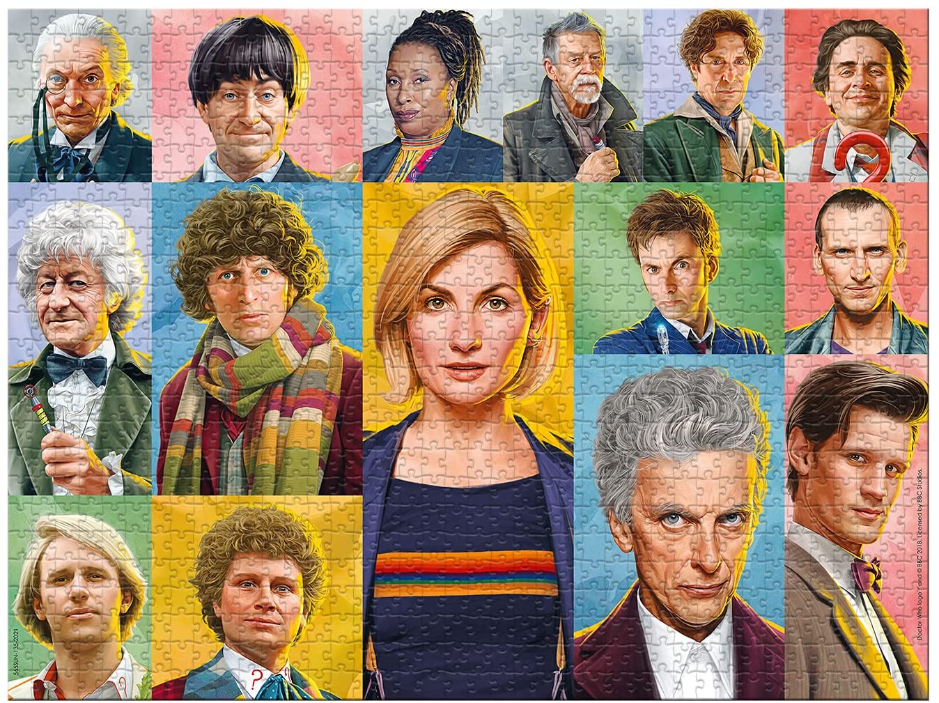 The Doctors – 1000 Piece Jigsaw Puzzle (Doctor Who)