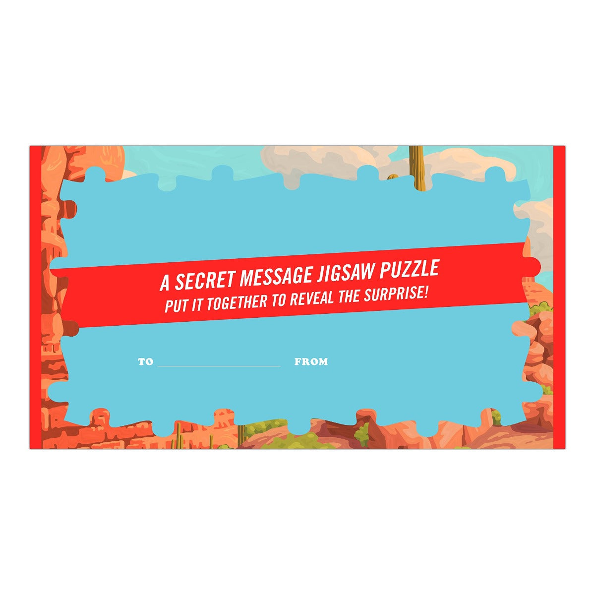 Knock Knock You Complete Me Message Puzzle – Jigsaw Puzzle (Galison)