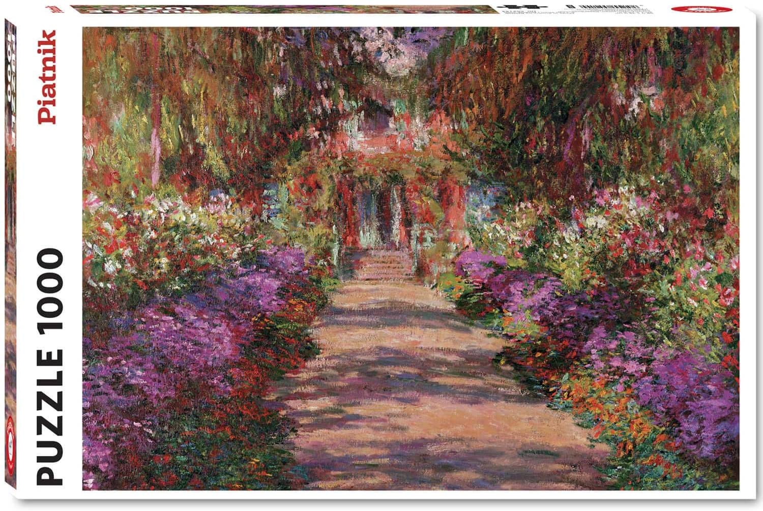Garden Giverny by Monet – 1000 Piece Jigsaw Puzzle (Piatnik)
