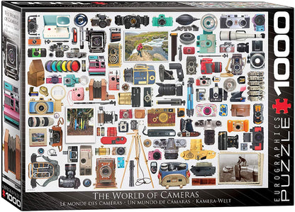 Eurographics - World of Cameras - 1000 Piece Jigsaw Puzzle