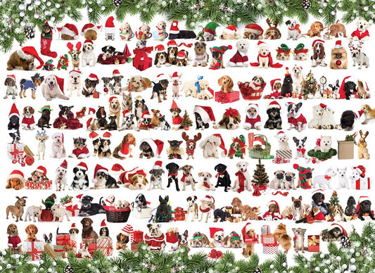 Eurographics - Holiday Dogs - 1000 Piece Jigsaw Puzzle