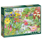 The Water Gardens: Flower Show – 1000 Piece Jigsaw Puzzle (Falcon De Luxe)