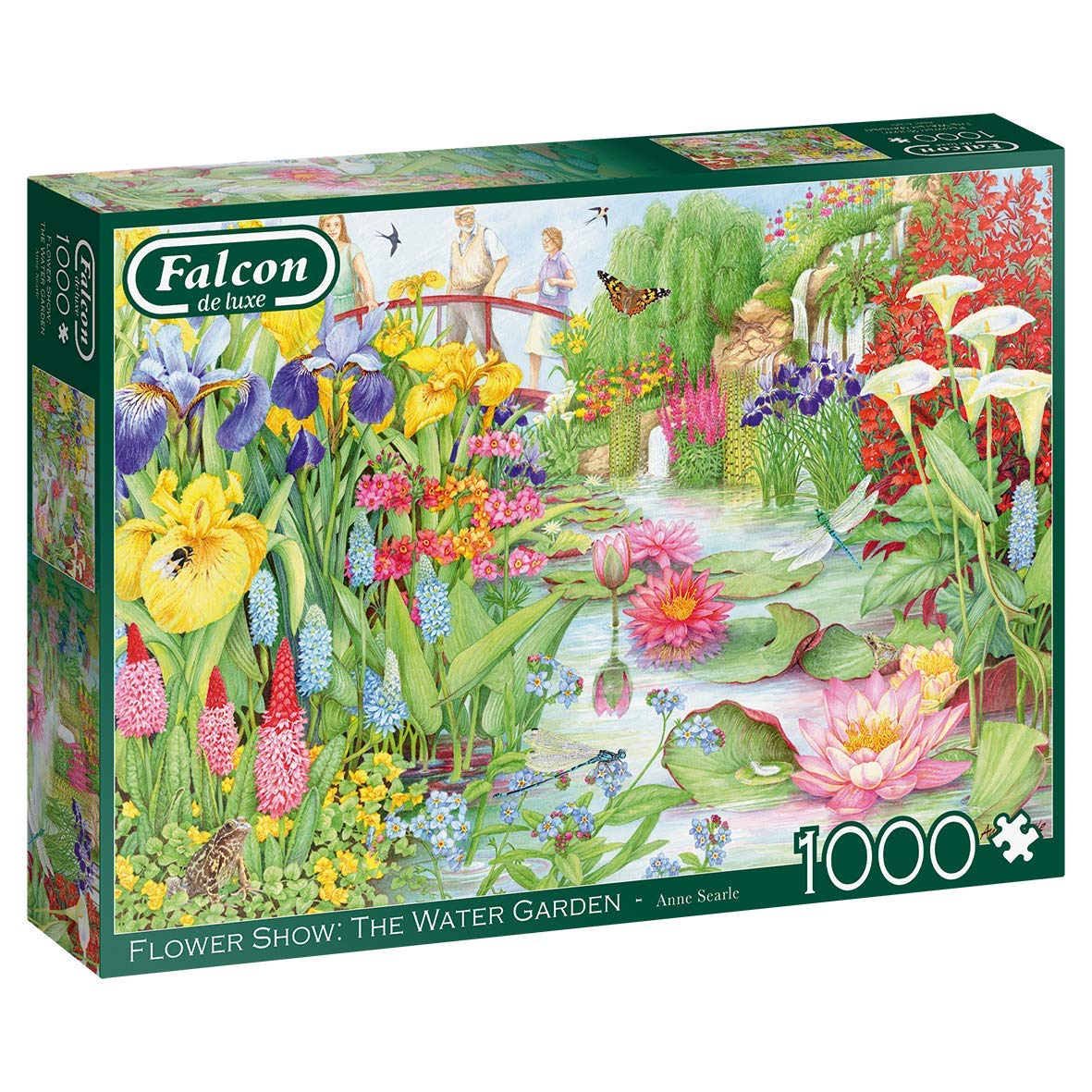 The Water Gardens: Flower Show – 1000 Piece Jigsaw Puzzle (Falcon De Luxe)