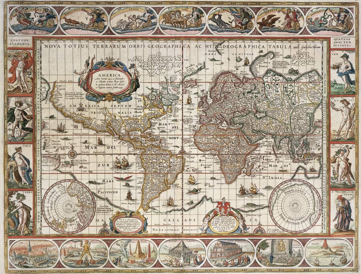 Ravensburger - Map of the World From 1650 - 2000 Piece Jigsaw Puzzle