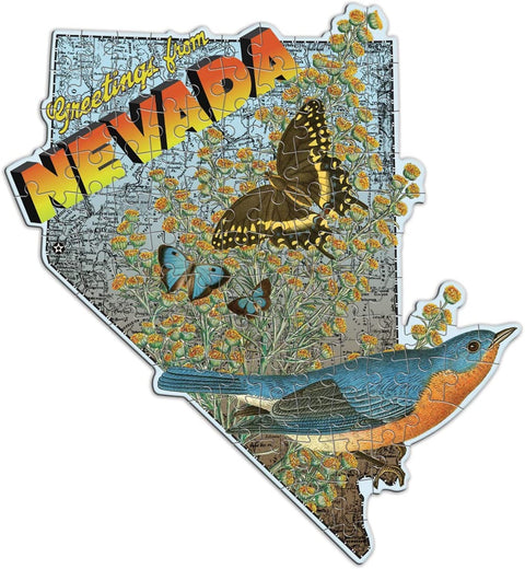 Artwork: Wendy Gold Nevada – 100 Piece Jigsaw Puzzle (Galison)