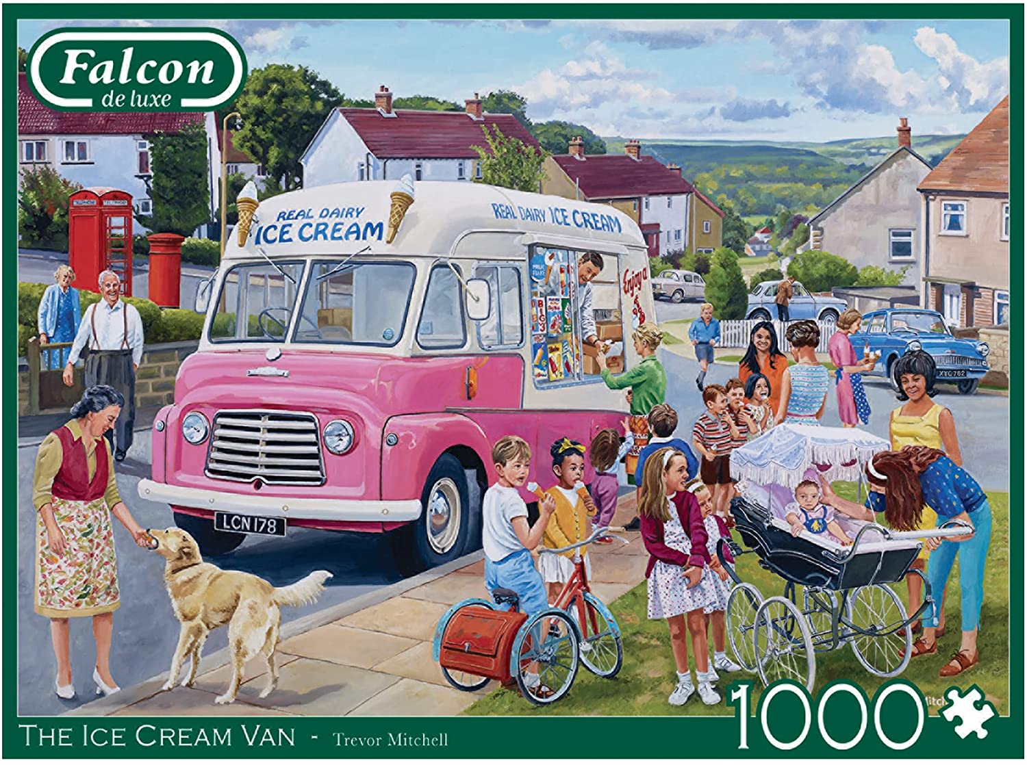 The Ice Cream Van – 1000 Piece Jigsaw Puzzle (Falcon De Luxe)