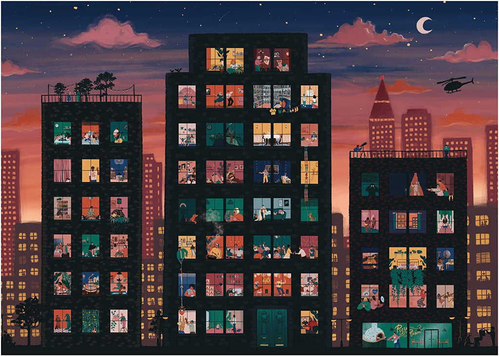 Life In Lockdown – 1000 Piece Jigsaw Puzzle (Falcon Contemporary)