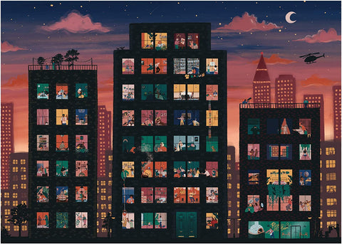 Life In Lockdown – 1000 Piece Jigsaw Puzzle (Falcon Contemporary)