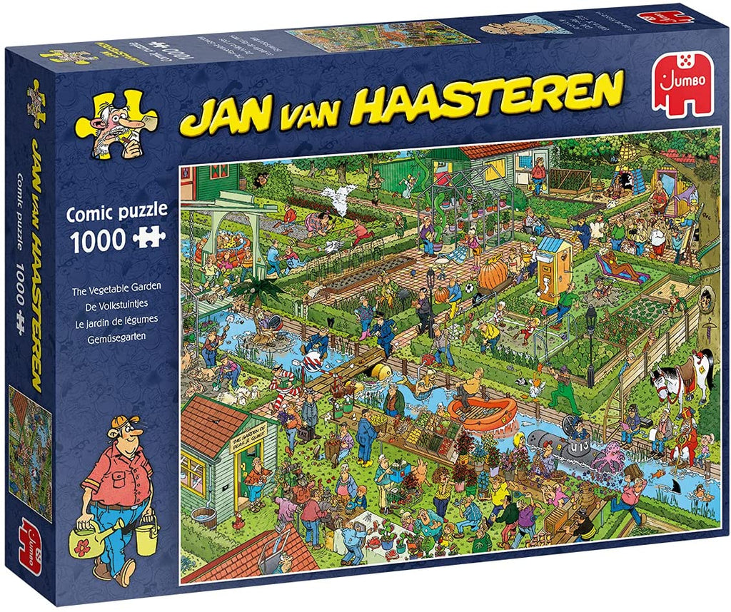 The Vegetable Garden by Jan Van Haasteren – 1000 Piece Jigsaw Puzzle (Jan Van Haasteren)