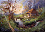 Cottage In The Woods – 1000 Piece Jigsaw Puzzle (Falcon De Luxe)