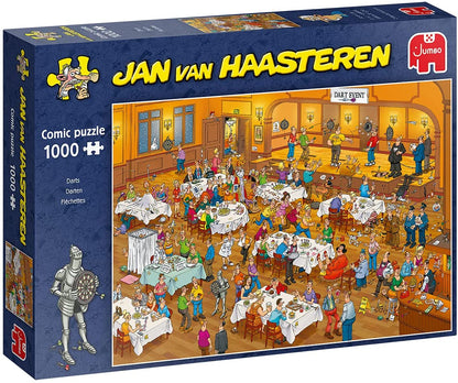 Jan Van Haasteren - Darts - 1000 Piece Jigsaw Puzzle