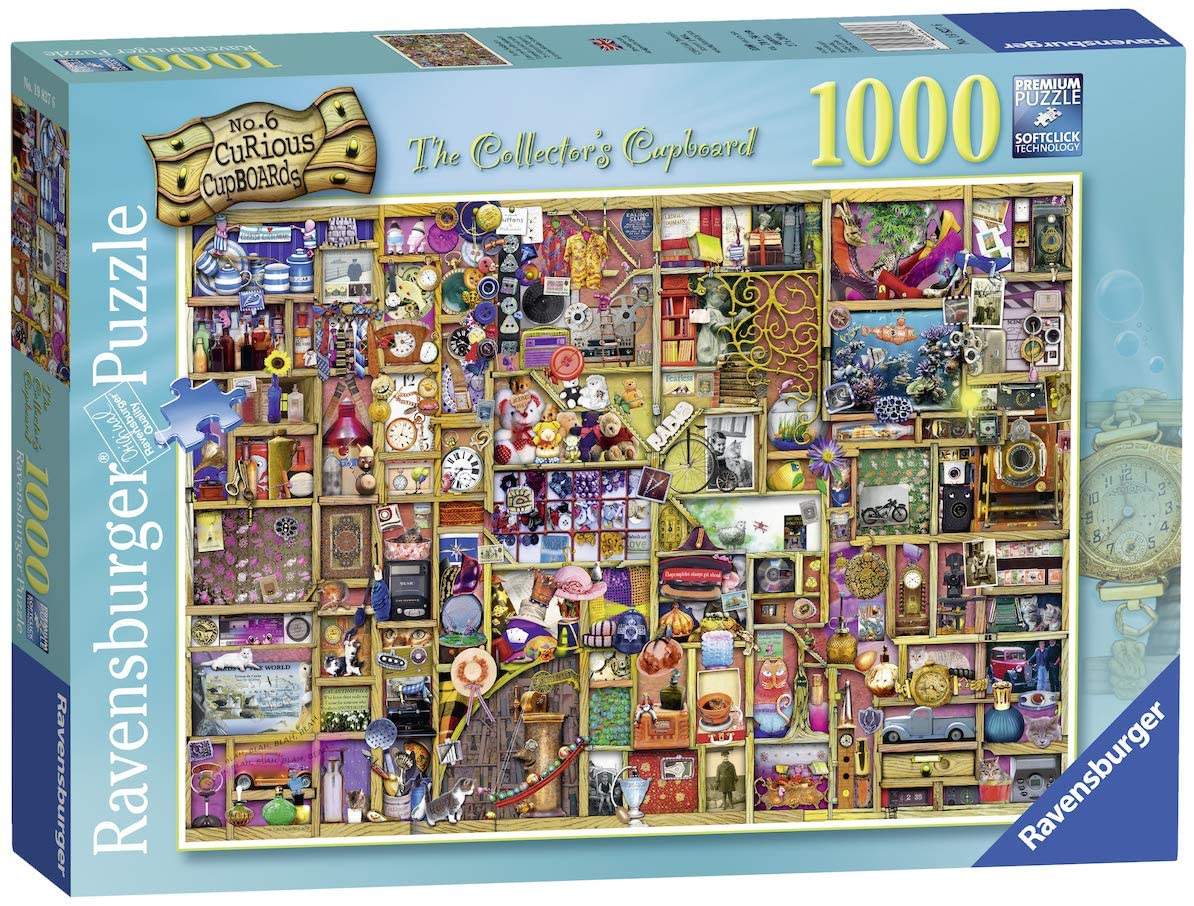 The Curious Number 6 Collector?s Cupboard – 1000 Piece Jigsaw Puzzle (Ravensburger)