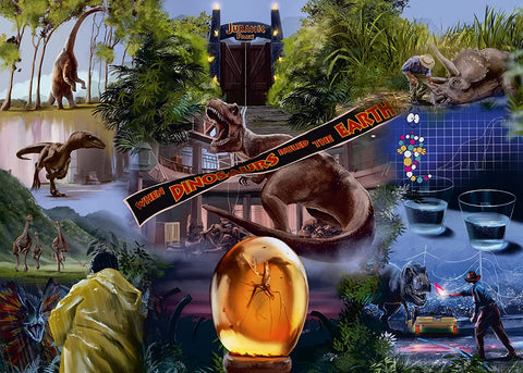 Jurassic Park Movie Poster – 1000 Piece Jigsaw Puzzle (Ravensburger)
