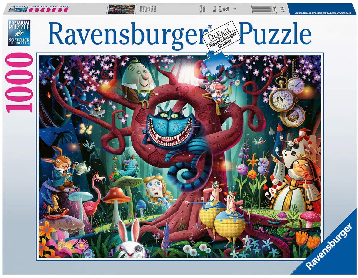 Almost Everyone is Mad (Alice in Wonderland) – 1000 Piece Jigsaw Puzzle (Ravensburger)
