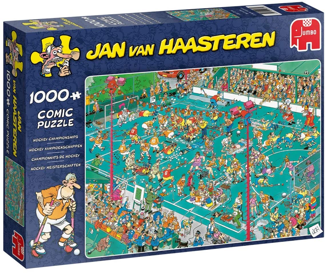 Jan Van Haasteren - Hockey Championship - 1000 Piece Jigsaw Puzzle
