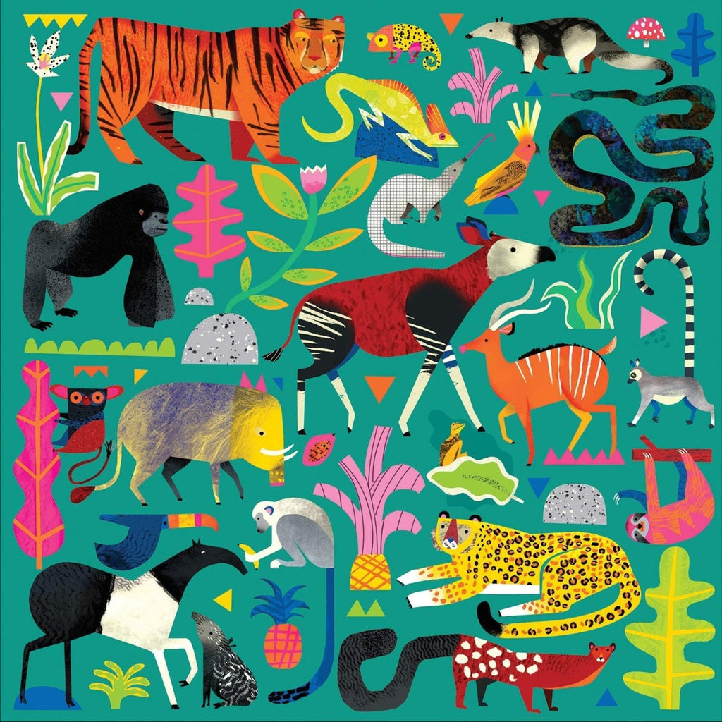 Rainforest Animals – 500 Piece Jigsaw Puzzle (Galison)