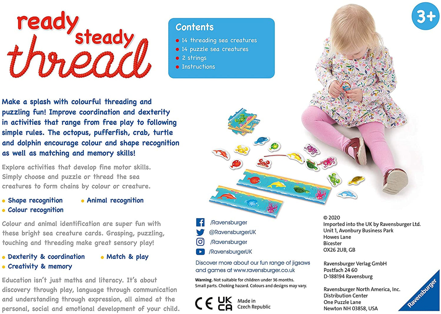 Ravensburger Ready, Steady, Thread Educational Game