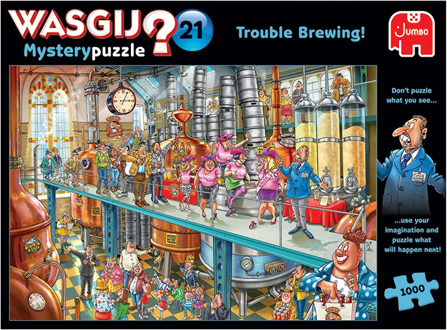 Wasgij - Mystery 21 - Trouble Brewing! - 1000 Piece Jigsaw Puzzle