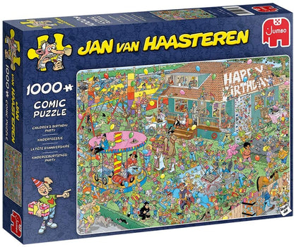 Jan Van Haasteren - Children's Birthday Party - 1000 Piece Jigsaw Puzzle
