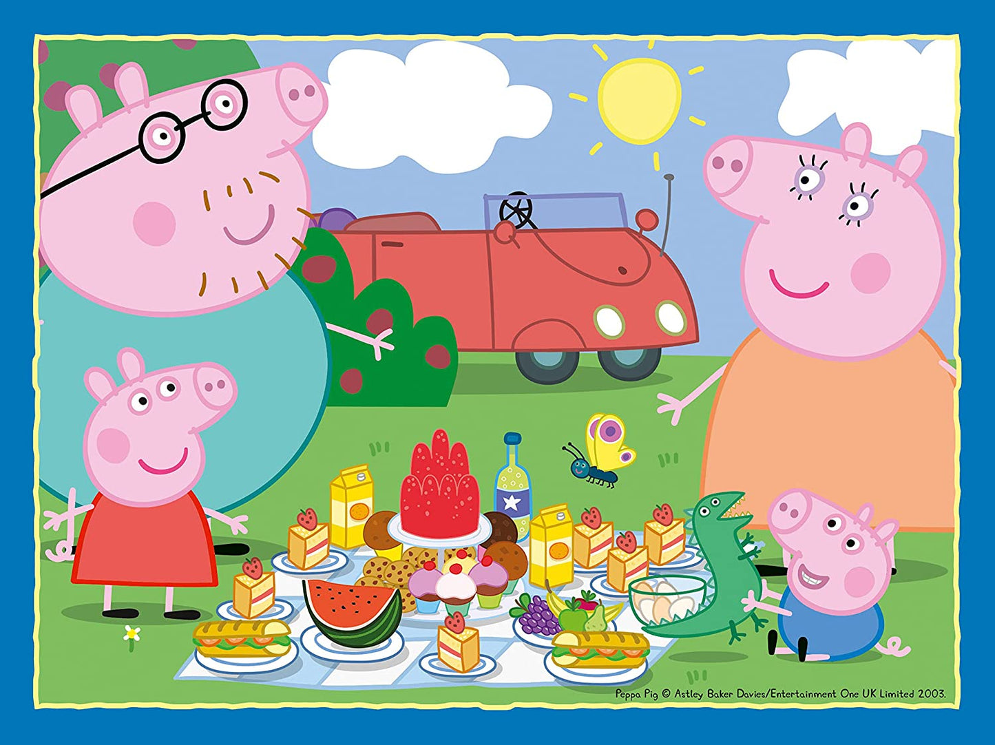 Ravensburger - Peppa Pig 4 in a Box  -  12, 16, 20, 24 Piece Jigsaw Puzzles