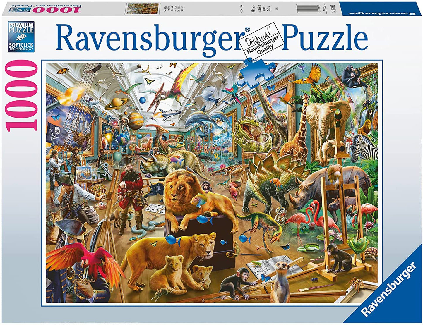 Ravensburger - Chaos in the Gallery - 1000 Piece Jigsaw Puzzle