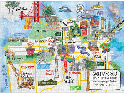 San Francisco – 1000 Piece Jigsaw Puzzle (Galison)